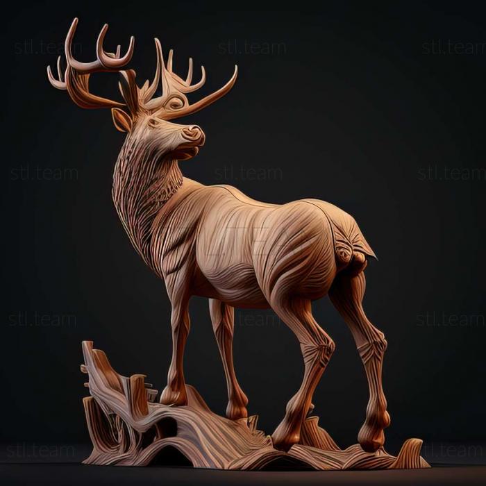 3D model elk (STL)